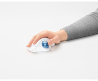 Logitech M575 Ergo Trackball biała - 631354 - zdjęcie 4